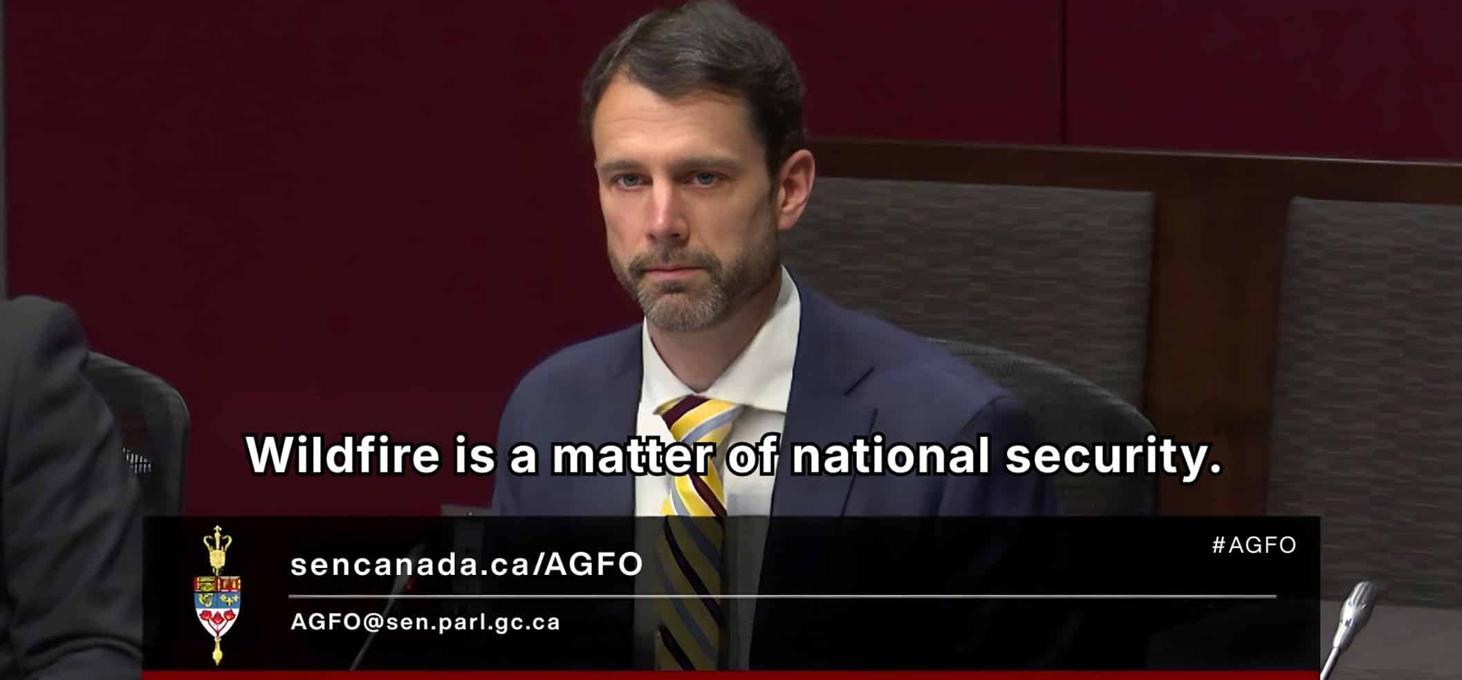 Wildfire is a matter of national security