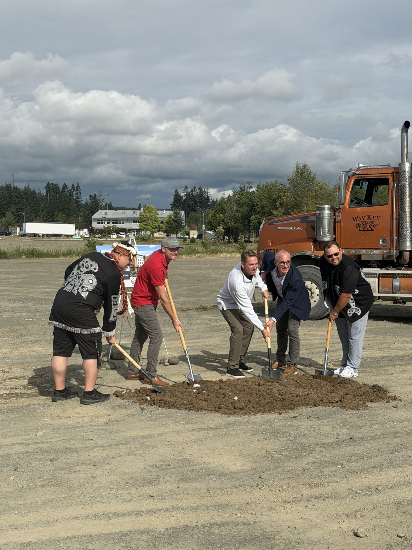We Wai Kai Nation ground breaking ceremony